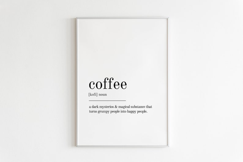 Digital Download Custom Definition Print Birthday Gift Etsy