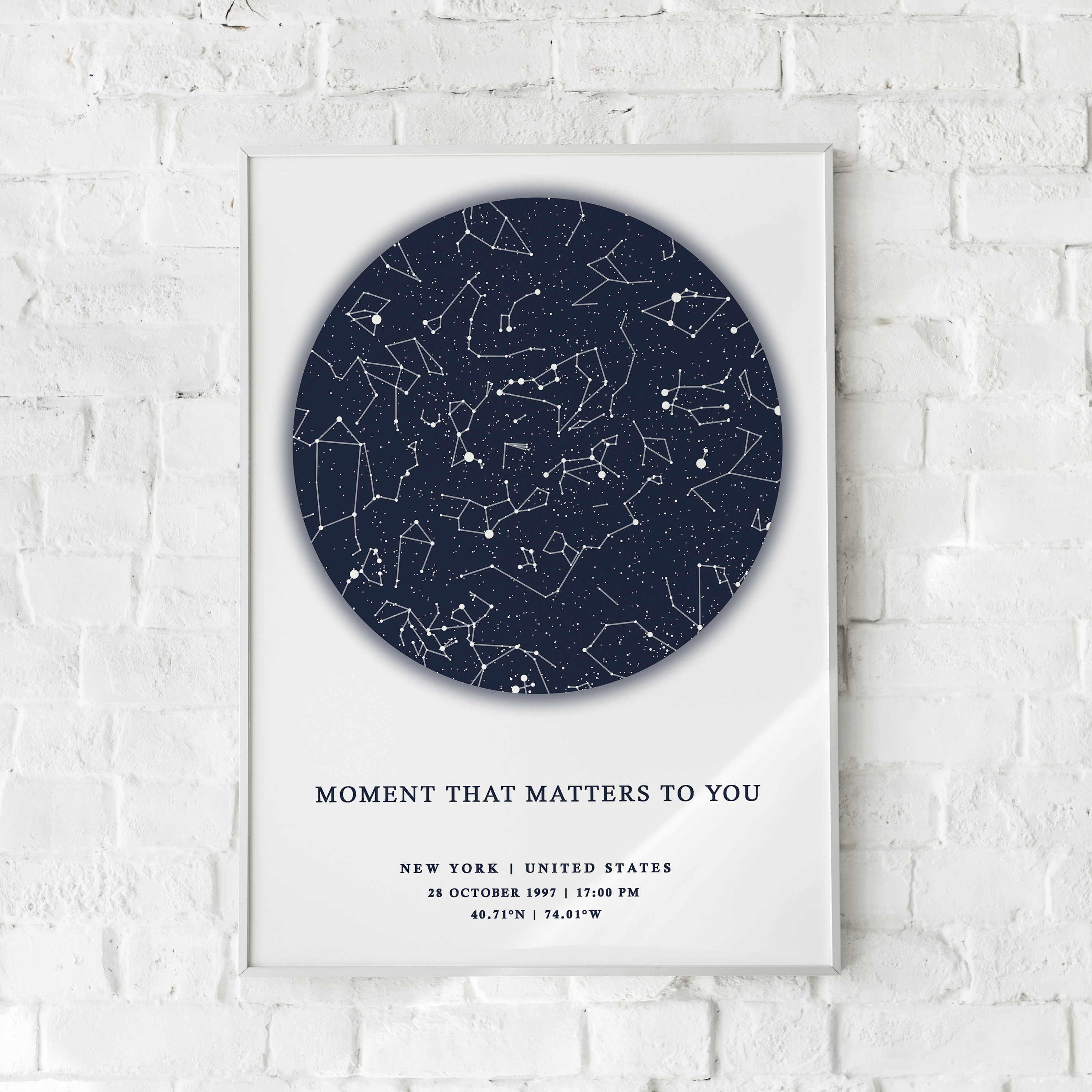 Digital Download Custom Star Map by Date Printable - Etsy