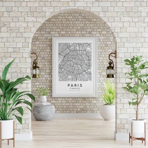 Custom City Map, Digital Download Custom Map Print, Valentines Day Gift, City Town Map, Custom City Map Art, Map Download, Digital Print image 6