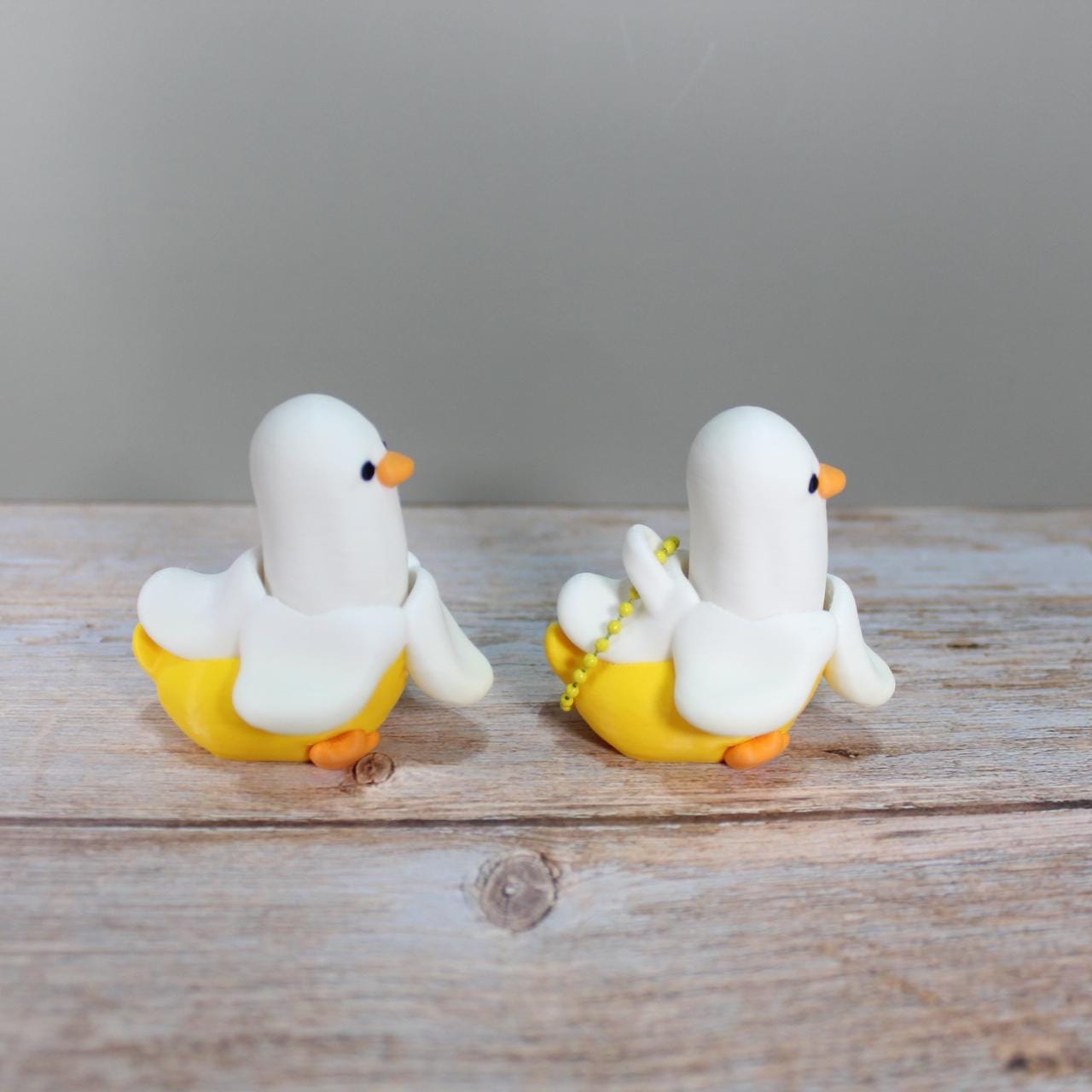 Banana Duck Clicker Toy Keychain 2.5 Inch Cute Funny Fidget Toy ...