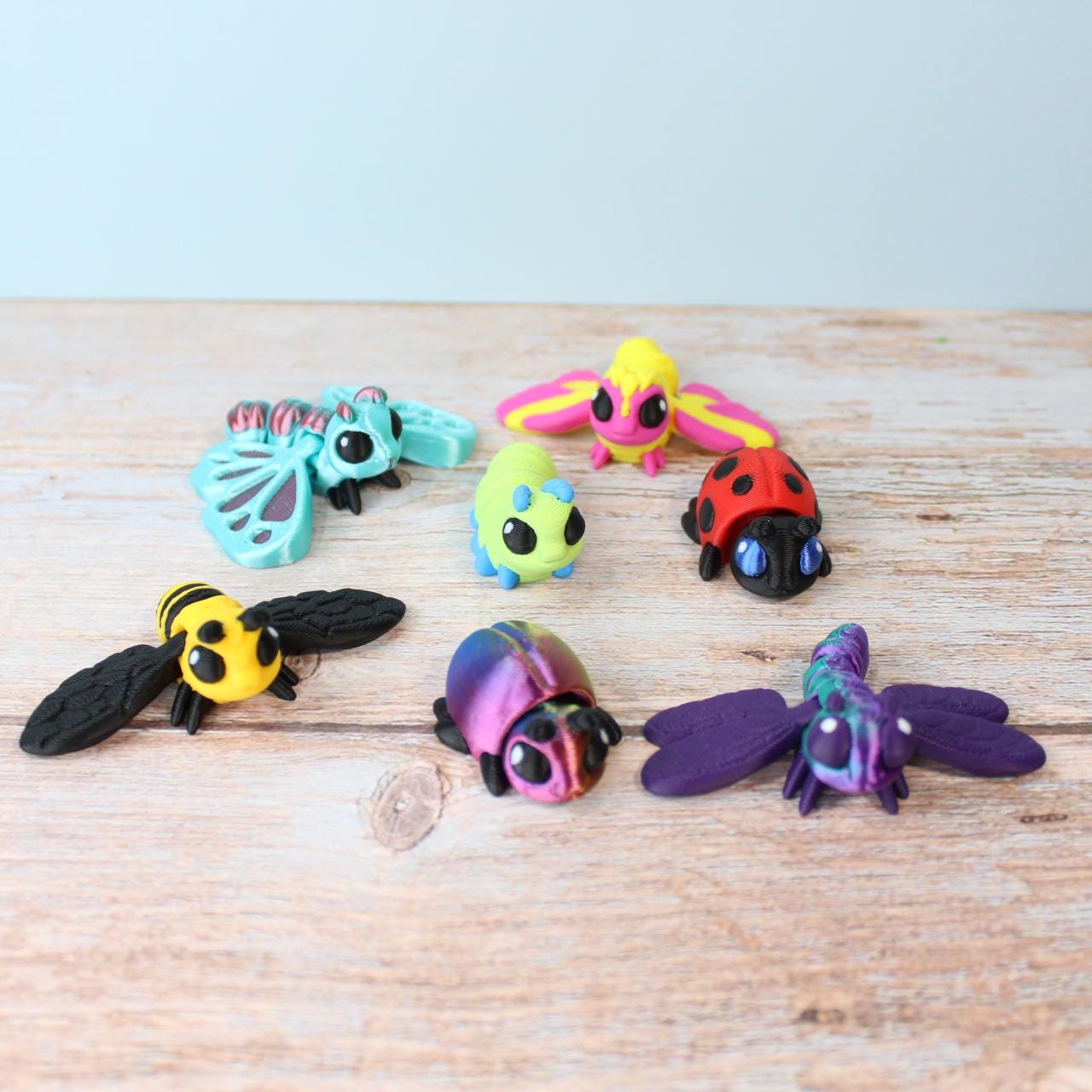 Bug Hatchling Critters – Tiny 3D Printed Flexi Insects | Mini ...