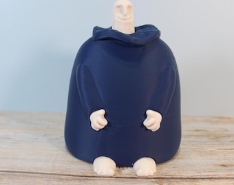 Pan Miły – Figurka z gestem środkowego palca – Zabawny gadżet na biurko, dekoracja domu – Druk 3D