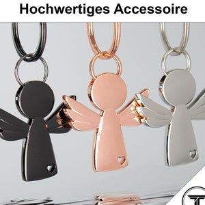 Personalisierter Schlüsselanhänger, Drive Safe, Schutzengel, Fahr  vorsichtig, Auto, Glücksbringer, Herz, Autoreise, Geschenk