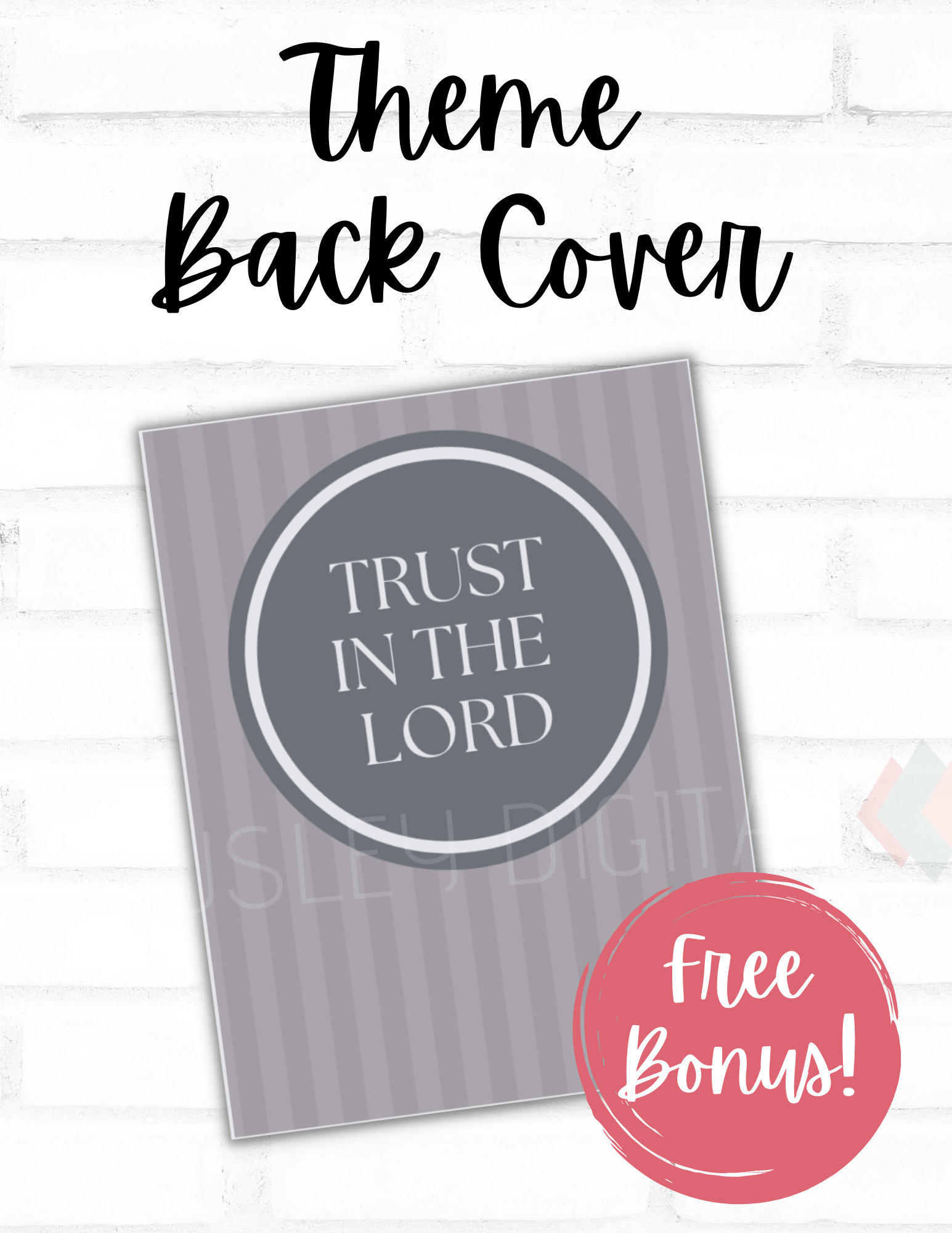 Primary LDS Printable Purple Stripe Binder Cover - Etsy