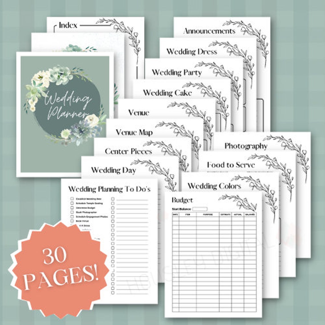 LDS Wedding Planner - Printable Digital Copy PDF - Etsy
