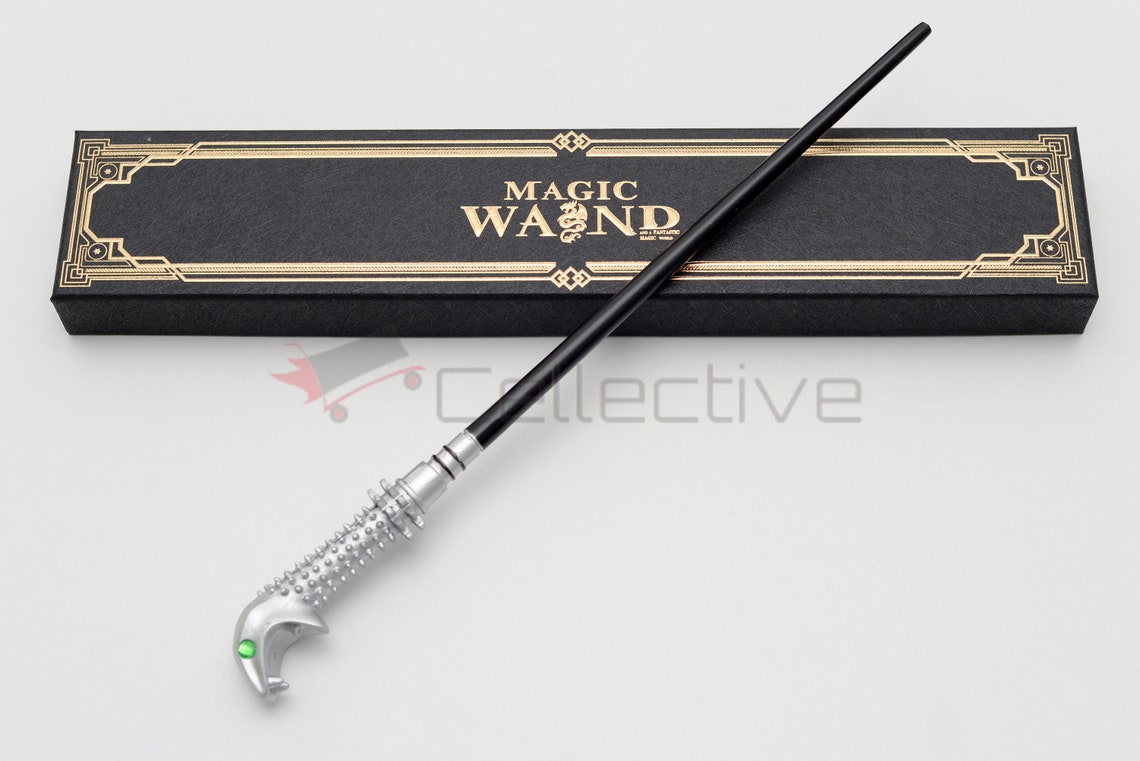 Lucius Malfoy Magic Wand Metal Core Collection Costume Props Etsy