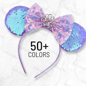 Princess Ears, Minnie Ears, Princess headband, Boy Ears, Cosplay headband, Rose Gold Color Ear Birthday Party Favor