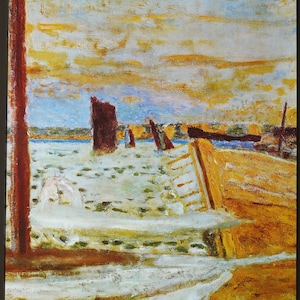 BONNARD Pierre, Original Exhibition Poster for Fondation Maeght, Provence, France, 1975. Les Nabis. Post-Impressionism. Poster Art.