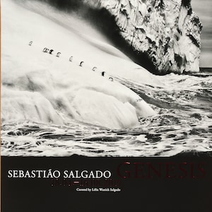 SEBASTIAO SALGADO: "GÉNESIS". Cartel original de la exposición. Fotografía. Polo Sur. Antártida.