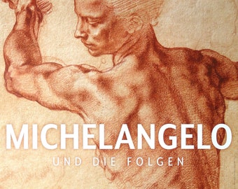 MICHELANGELO. Original Exhibition Poster. Renaissance Art.