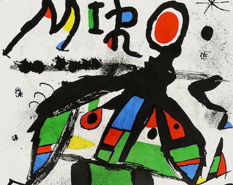 ジョアン・ミロ展ポスター - 耕作地 - 美術館のアーティスト - アート