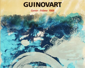 Josep Guinovart - Galeria Massanet - Lithograph Exhibition Poster