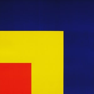 ELLSWORTH KELLY, Original Lithographic Exhibition Poster for Fondation Maeght, France, 2005. Lithograph. Minimalism.