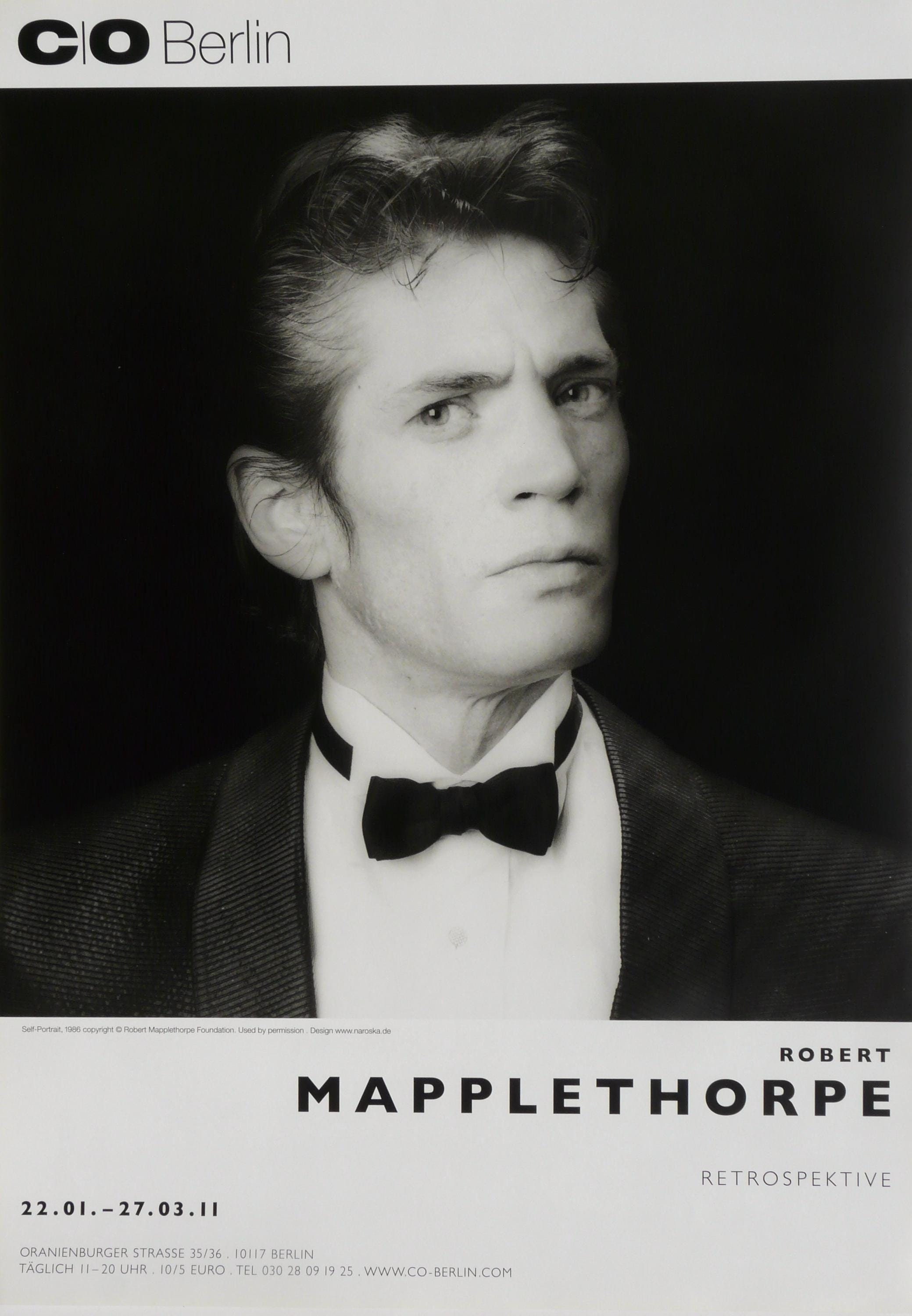 Robert Mapplethorpe ポスター ROBERT MAPPLETHORPE. Original Exhibition Poster for CO