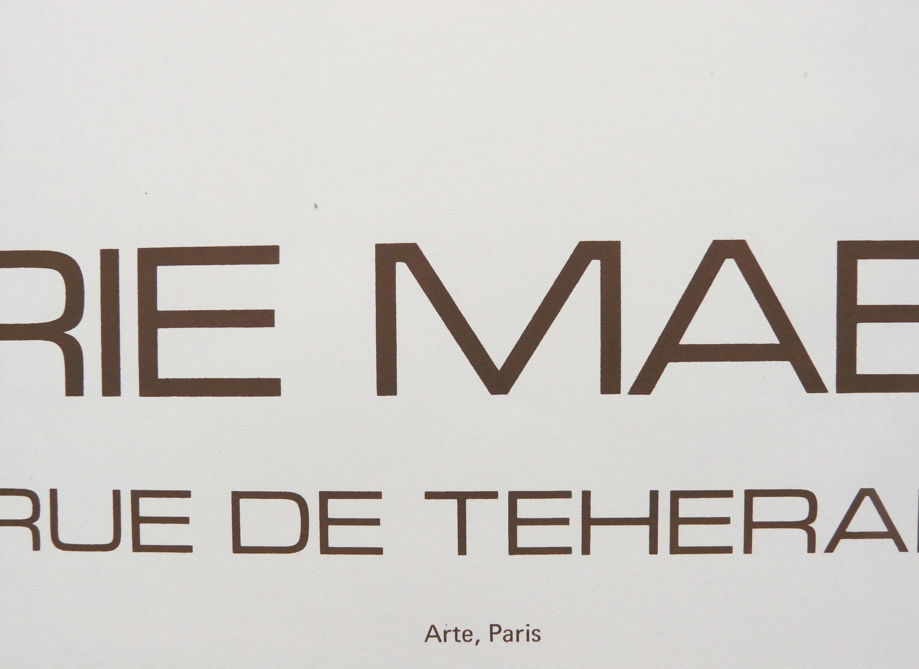 JEAN BAZAINE: Original Lithographic Exhibition Poster for