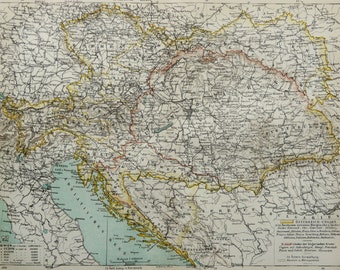 1910 年中央アメリカのアンティーク地図: メキシコ、エルサルバドル