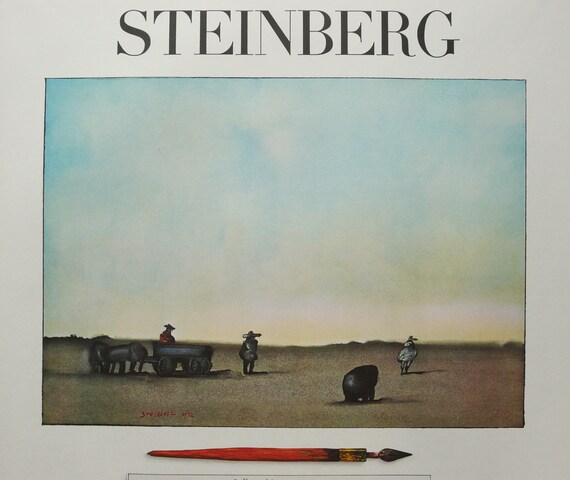 ソール・スタインバーグ：クレヨン 1973。1973年、パリのマーグ画廊で