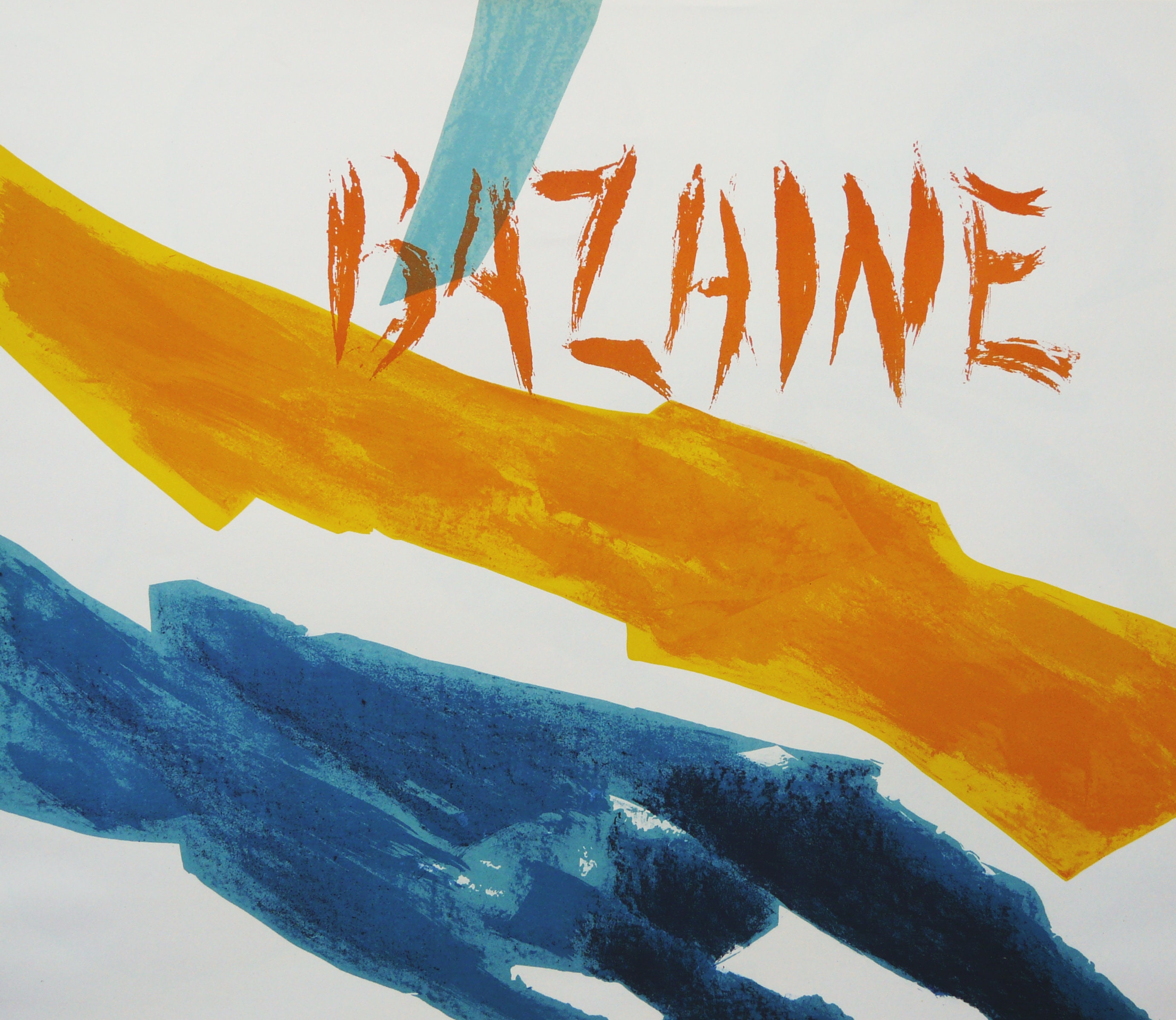 JEAN BAZAINE: Original Lithographic Exhibition Poster for