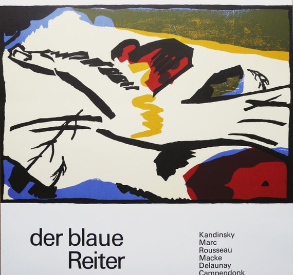 Der Blaue Reiter / galerie Maeght企画展ポスター 【公式通販】