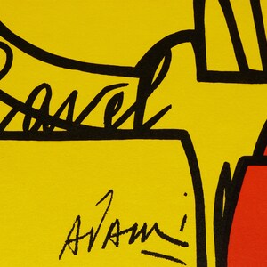 VALERIO ADAMI, Original Lithographic Exhibition Poster for Fondation ...