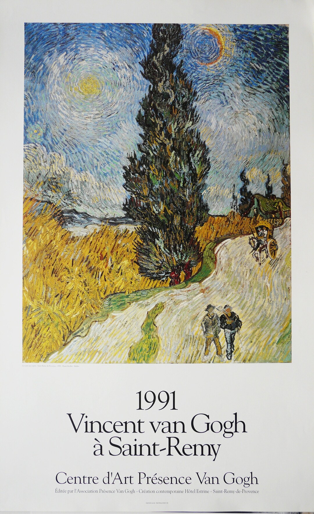 VINCENT VAN GOGH. Original Exhibition Poster for Musée - Etsy