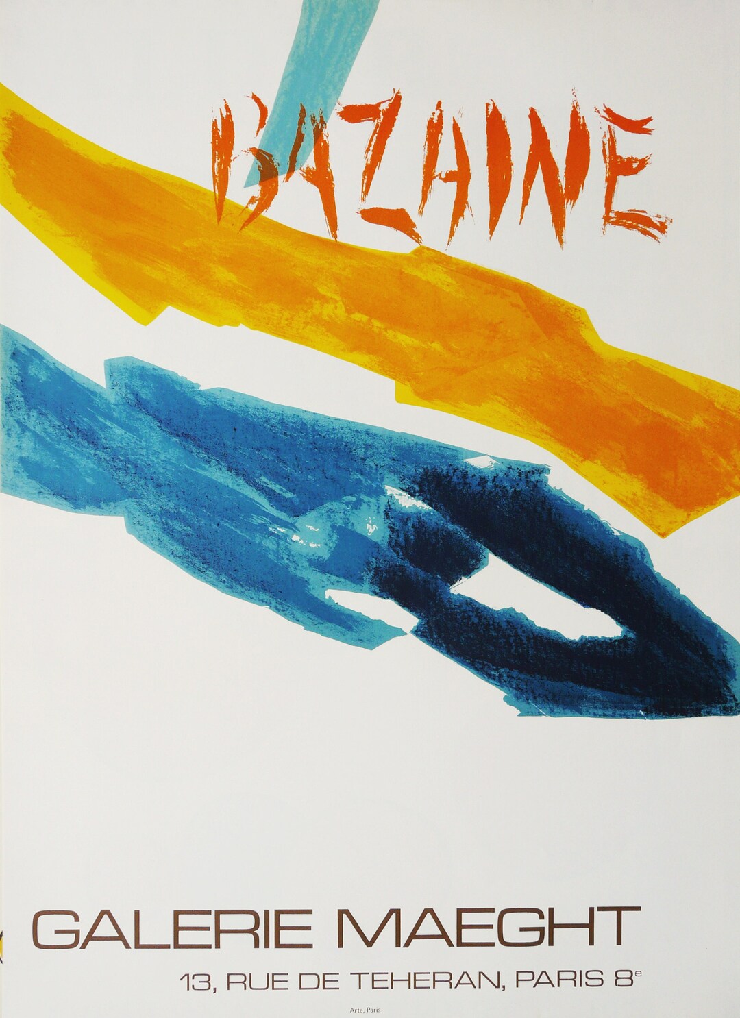 【お気に入り】 BAZAINE: JEAN Original for Poster Exhibition Lithographic コレクション
