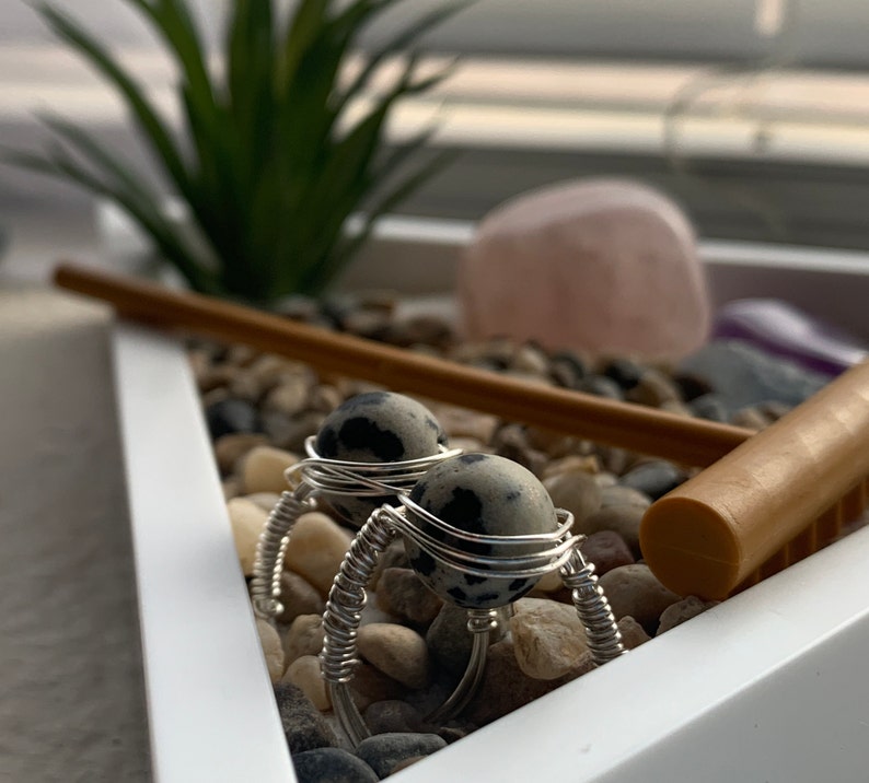 Dalmation Jasper Rings