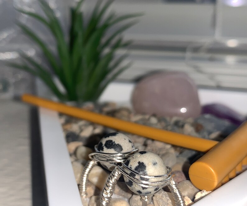 Dalmation Jasper Rings