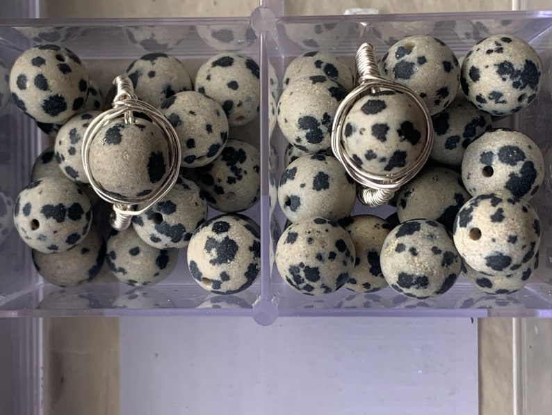 Dalmation Jasper Rings