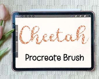 Cheetah Procreate Brush | Cheetah Pattern Brush | Lettering Procreate Brush | Calligraphy Brush | Procreate Brushes