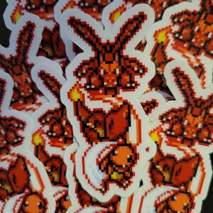 Kanto Starter: Charmander Line Stickers