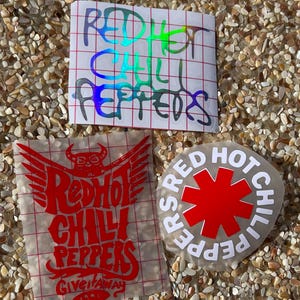 Red Hot Chili Peppers Vinyl Decal Stickers