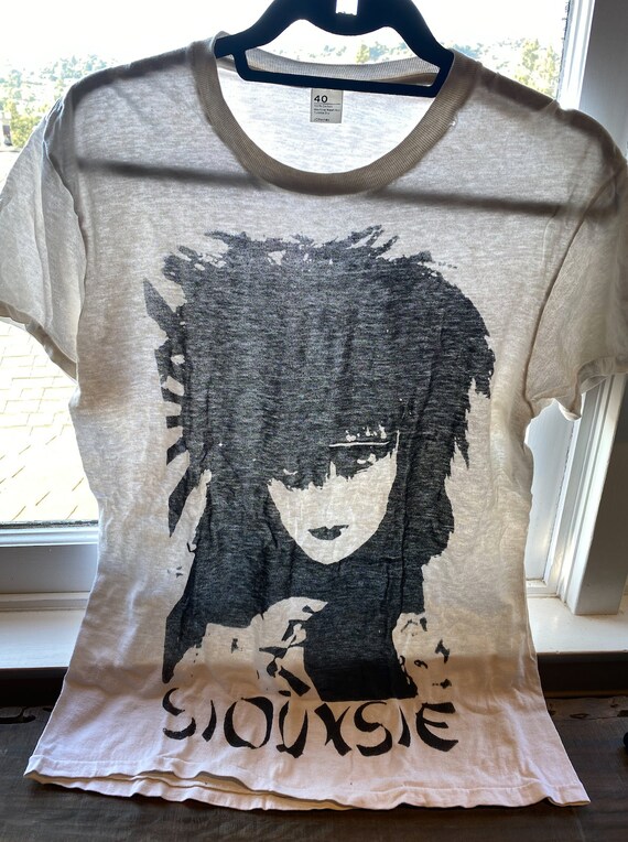 VINTAGE SIOUXSIE T-SHIRT rare soft thin - image 1