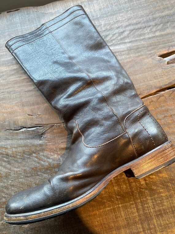Vintage Fiorentini & Baker Women's Boots 37 Brown - image 10