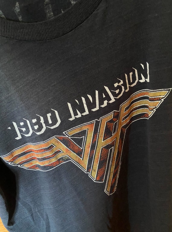 VINTAGE VAN HALEN t-shirt cutters soft thin authen