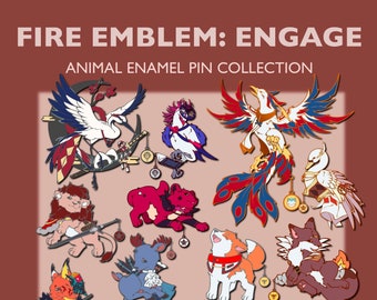 PREORDERS: Engage Animal Enamel Pins