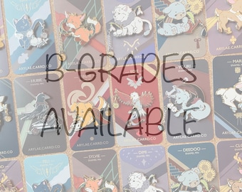 B-GRADES: Hopes/Engage Animal Enamel Pins
