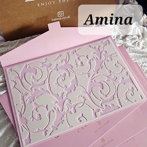 Cake stencil design