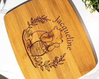 Winnie The Pooh, Custom Cutting Board, Winnie and Friends, Gift for Her, Disney, Handmade