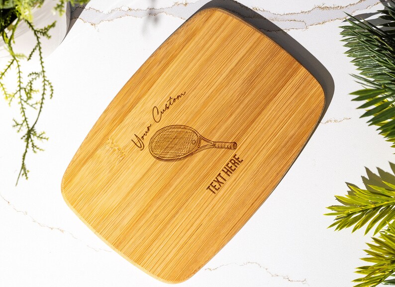 BottleShopEngraving Tennis Racket Cutting Board