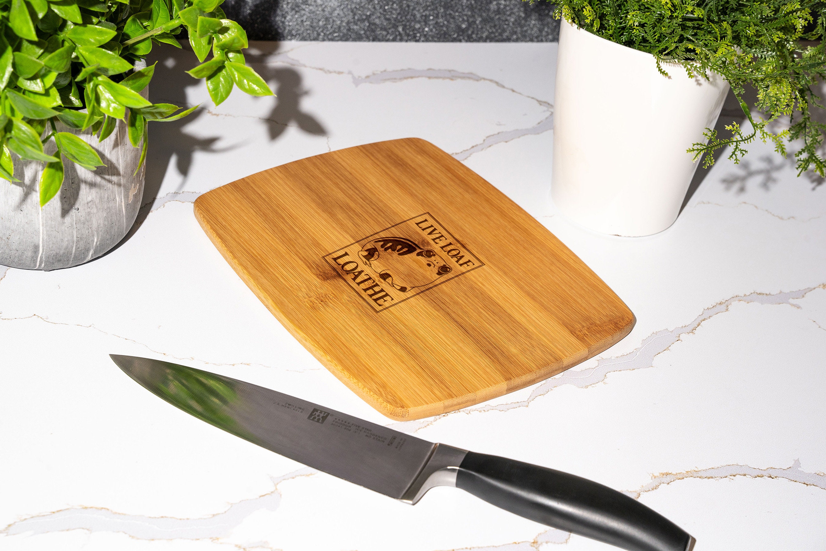 Live, Loaf, Loathe Frog Cutting Board Quirky Kitchen Decor Live, Loaf, Loathe Frog Cutting Board Quirky Kitchen Decor