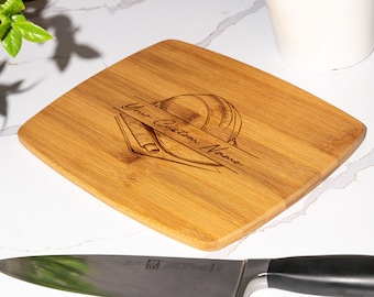 Construction Hat Cutting Board, Kitchen Decor, Unique Gifts, Home Improvement, Cooking Accessories
