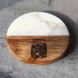 Pinnacles National Park Coaster – Scenic Rock Formations and Hiking Landscape Souvenir Gift