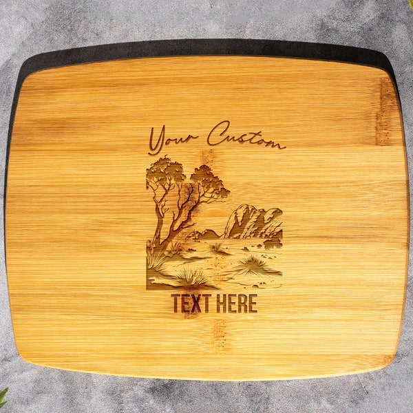 Australian Outback Red Rocks Cutting Board, Kitchen Decor, Gift Idea, Cooking Accessory, Durable Chopping Block