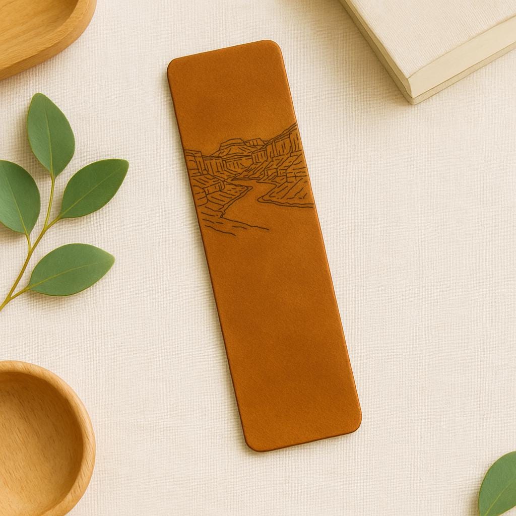 Colorado River Grand Canyon Run Arizona Genuine Leather Bookmark ...