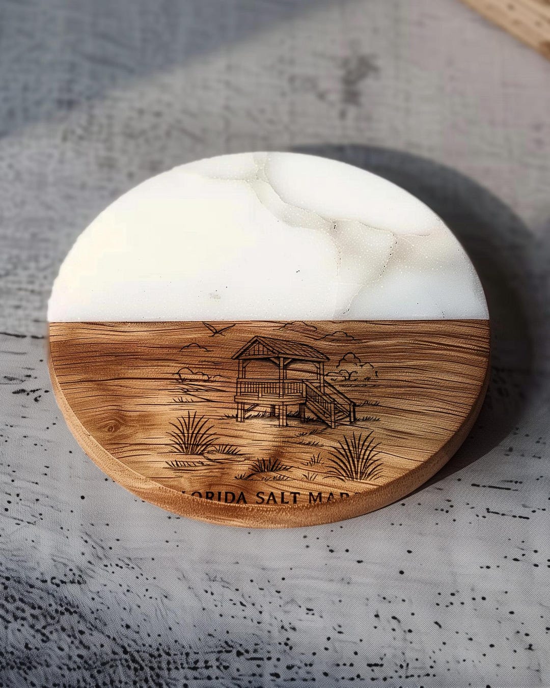 Florida Salt Marsh Coaster: Coastal Wetlands Landscape Design - Etsy