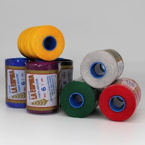 La Espiga No.18 100% Nylon Omega, Crochet Thread, Thread for Crafts, Nylon  for Knitting and Crochet, Nylon Thread, String Cord for Crochet -   Finland
