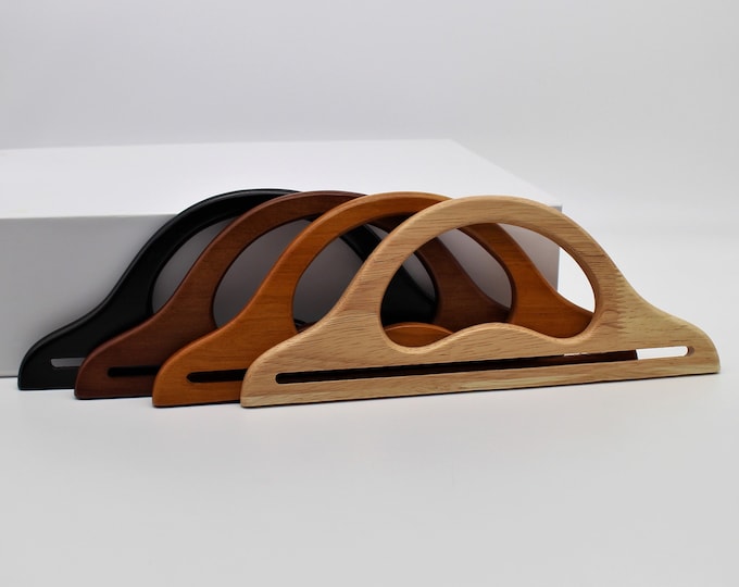 Wood Handles for Bags, Handles for Bags, Bag Making Supplies, Handcraft