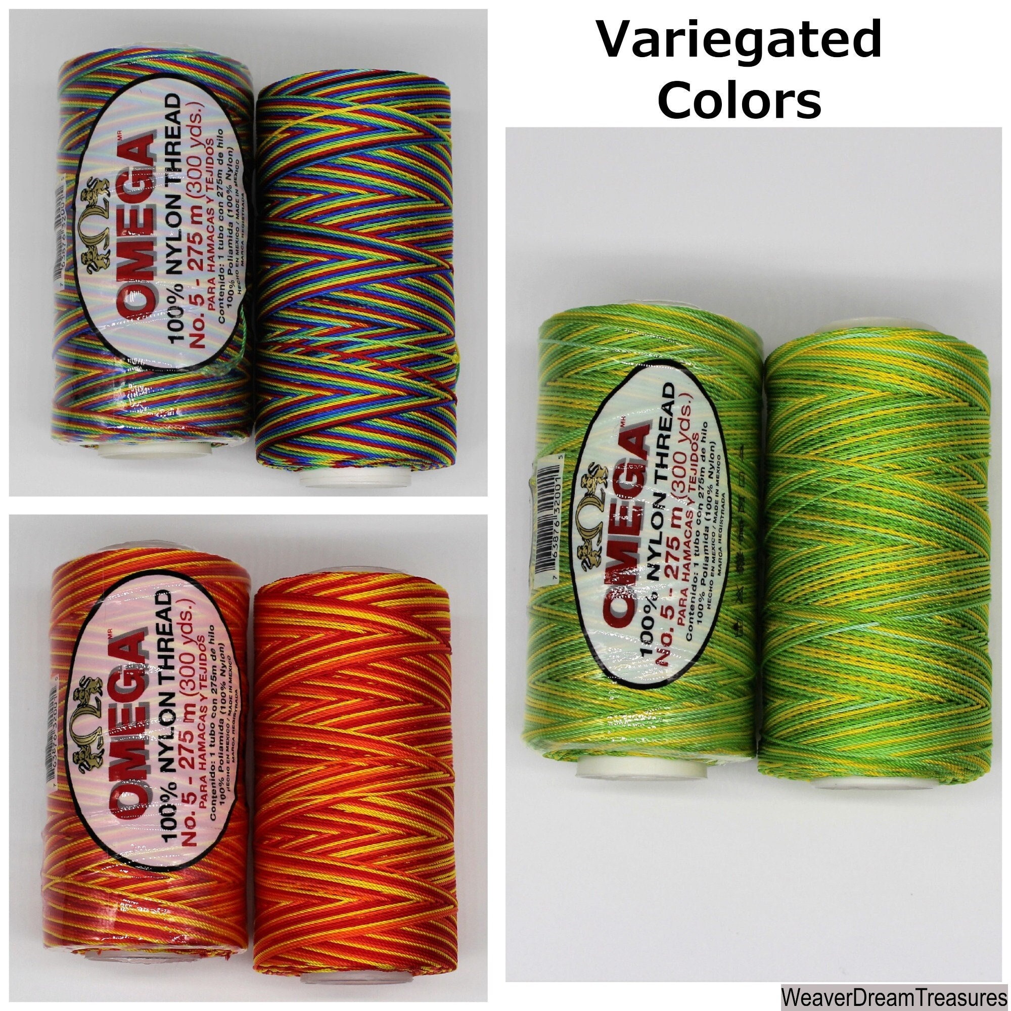 La Espiga 100% Nylon #18 Crochet Thread - 198g - Omega Threads