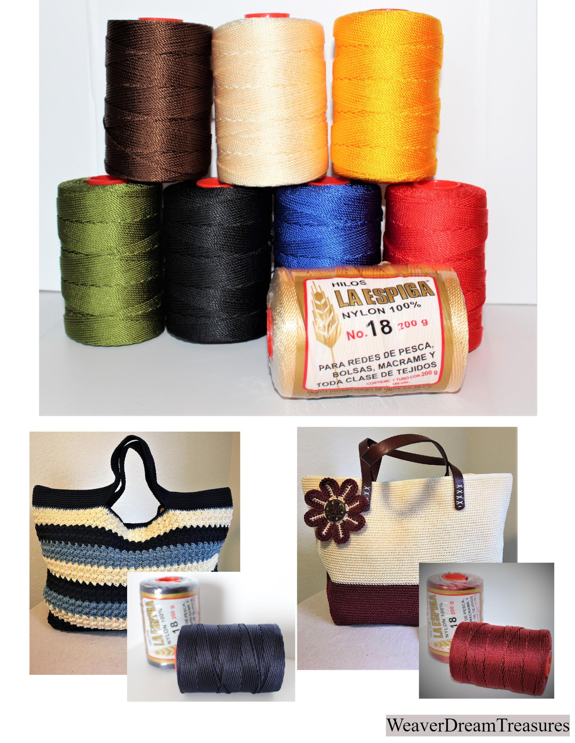 Omega Nylon Crochet Thread Size 18 - La Espiga #18 Various Colors Available